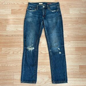 Pilcro (Anthro) Slim Boyfriend Crop Jeans 25
